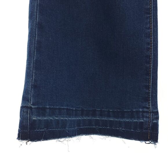 Hot Kiss Highest Rise Crop Womens Size 7 Distressed Button Fly Jeans - Picture 4 of 15